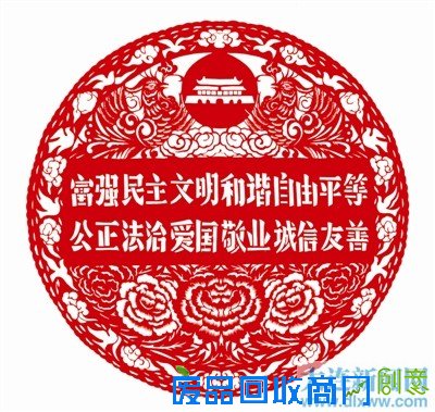 大连：民间艺术家献新作弘扬核心价值观（图）