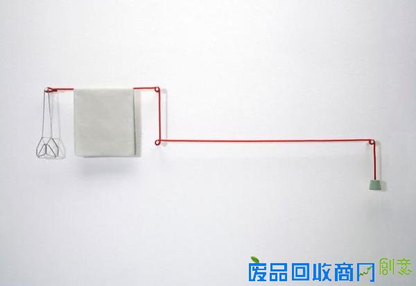 家居DIY:用钉子和绳子自制装饰毛巾挂
