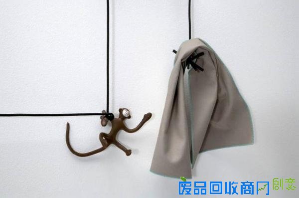 家居DIY:用钉子和绳子自制装饰毛巾挂