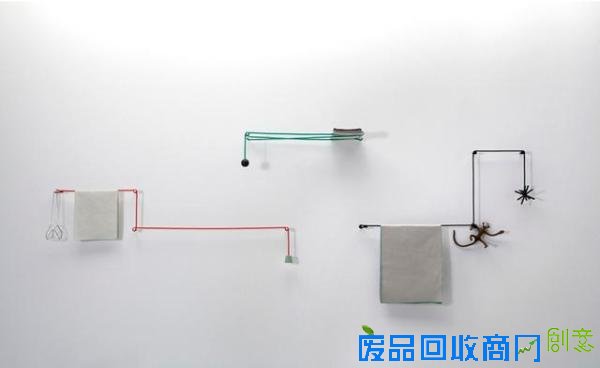 家居DIY:用钉子和绳子自制装饰毛巾挂