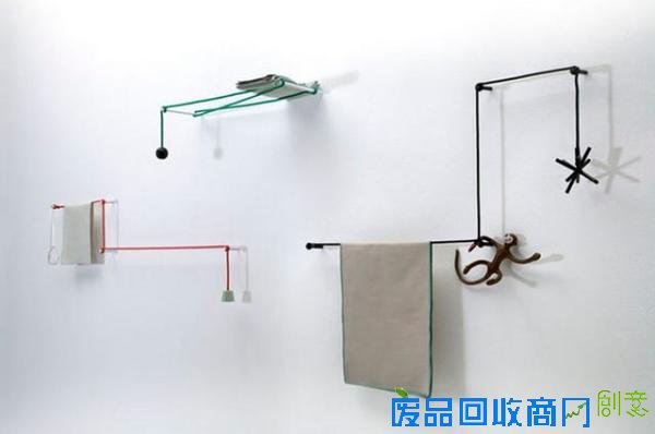 家居DIY:用钉子和绳子自制装饰毛巾挂