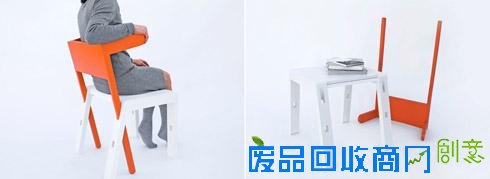  简单多用变形座椅