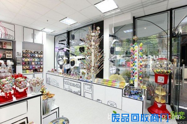 有创意!不足万元,居然能装修出这样精致的糖果店