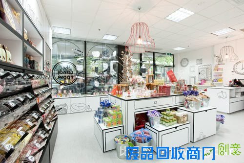 有创意!不足万元,居然能装修出这样精致的糖果店