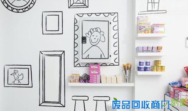 有创意!不足万元,居然能装修出这样精致的糖果店