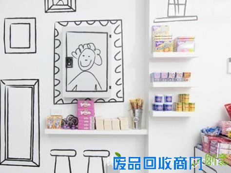 有创意!不足万元,居然能装修出这样精致的糖果店