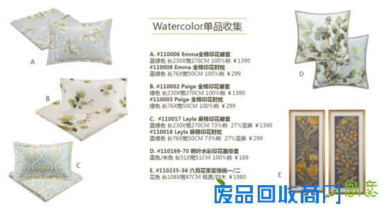 Watercolor单品收集