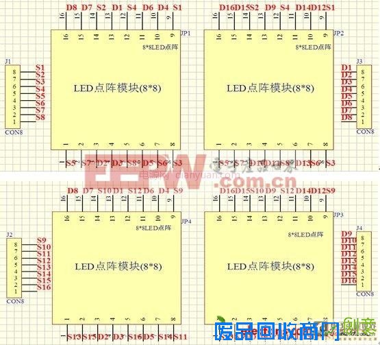 发烧友DIY：点阵LED显示屏的原理与制作流程图