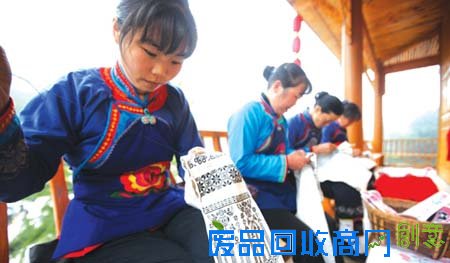 引得黄莺下柳条—探秘广元民间文化之麻柳刺绣