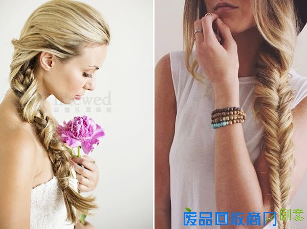 浪漫波希米亚风编发，不经意的自然美！