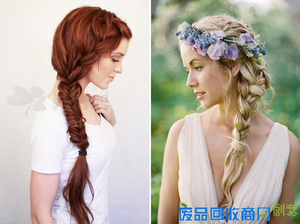 浪漫波希米亚风编发，不经意的自然美！