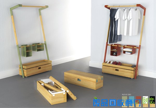  便捷拆装衣架套件