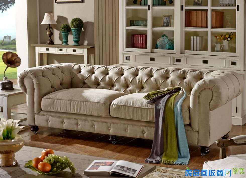 美乐乐美式田园沙发