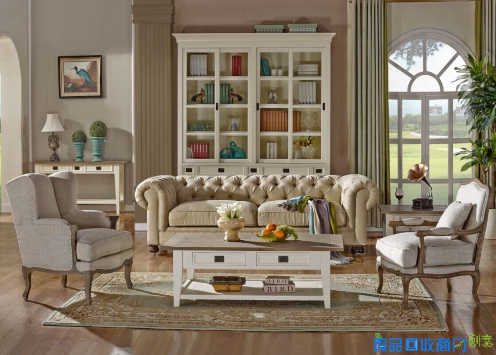 美乐乐美式田园沙发产品展示