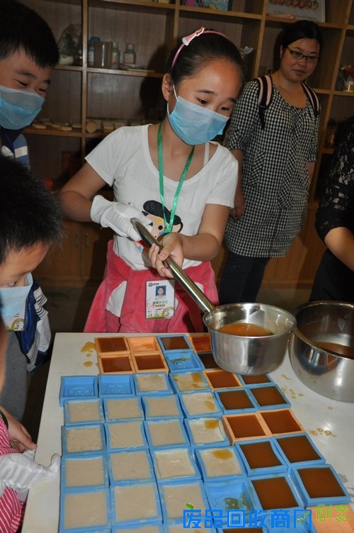 环保小卫士肖蓁 制作环保手工皂后记