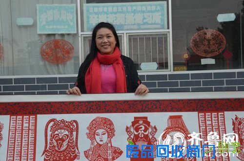 日照剪纸传承人：耗时年余剪出14米《清明上河图》