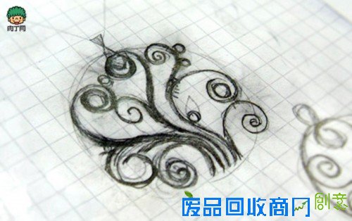 废铜线制作精美的古典项链吊坠手工DIY详细图解