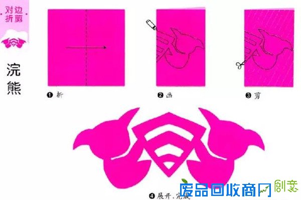 【亲子游戏】超有趣的儿童对称剪纸(1)对边折剪