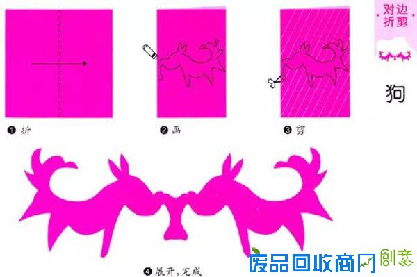 【亲子游戏】超有趣的儿童对称剪纸(1)对边折剪