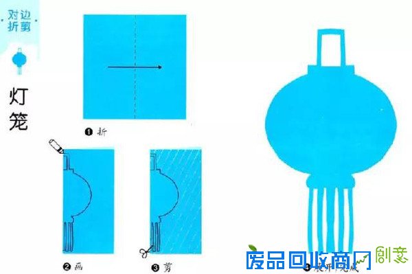 【亲子游戏】超有趣的儿童对称剪纸(1)对边折剪