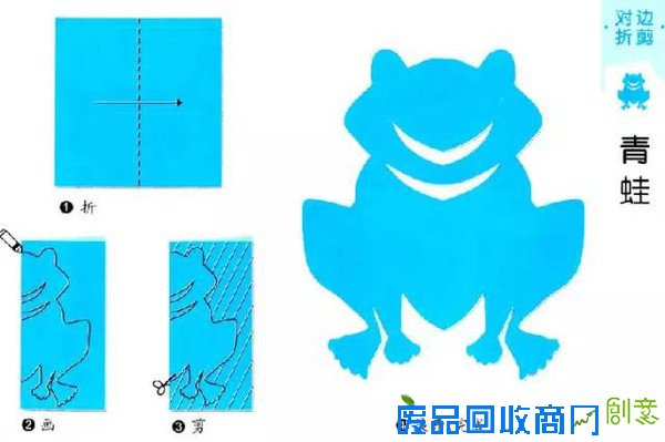 【亲子游戏】超有趣的儿童对称剪纸(1)对边折剪