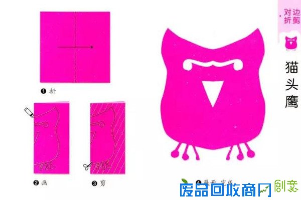 【亲子游戏】超有趣的儿童对称剪纸(1)对边折剪