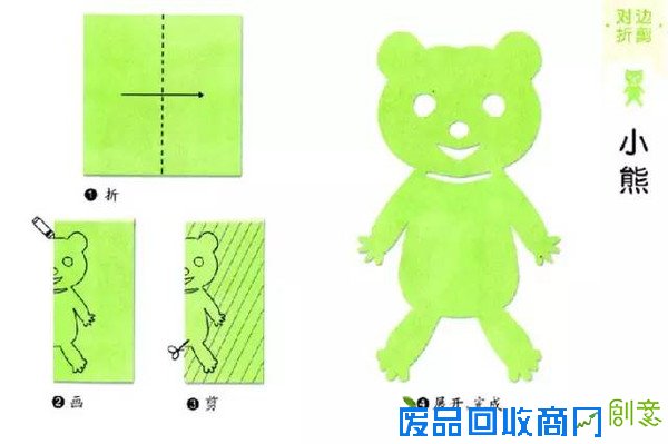 【亲子游戏】超有趣的儿童对称剪纸(1)对边折剪