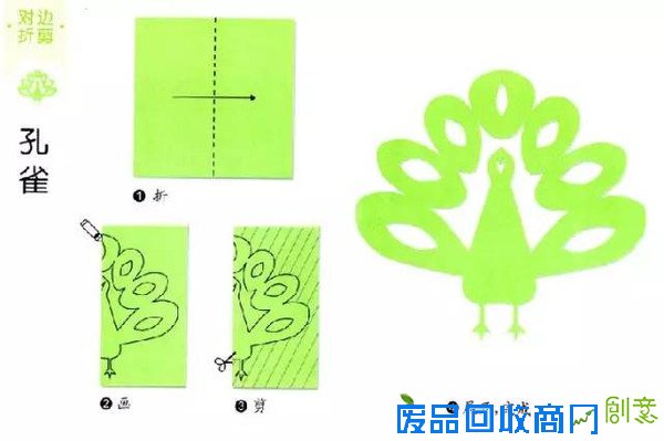 【亲子游戏】超有趣的儿童对称剪纸(1)对边折剪