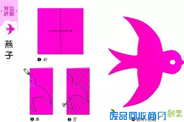 【亲子游戏】超有趣的儿童对称剪纸(1)对边折剪