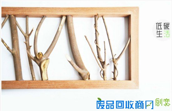 自制木质钥匙挂框挂钩 创意环保生态好生活