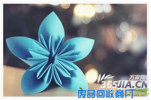 万家家居DIY手工教学第二期 精美樱花折纸简单教程