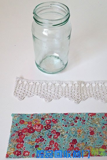 闲置物品大变身 DIY彩旗果酱罐装饰