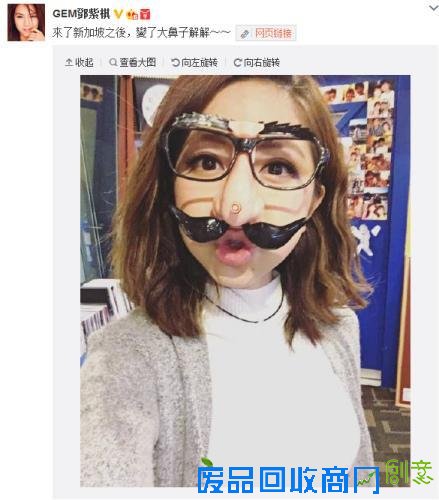 邓紫棋自拍拜早年