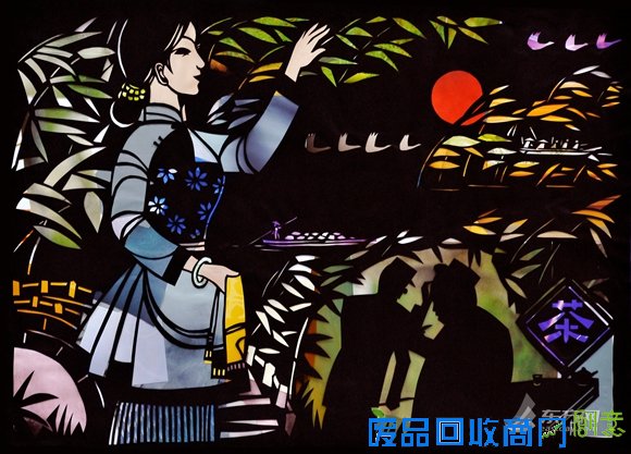 2015全国剪纸名家精品展开幕 抗战主题剪纸特色鲜明