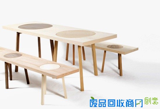  圆凳与长椅的创意