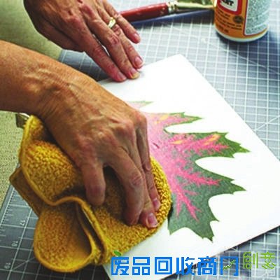 创意DIY唯美落叶装饰画