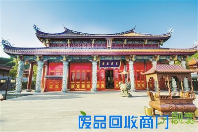 长泰文庙异地重建投用 新址选址石岗山文昌阁南面