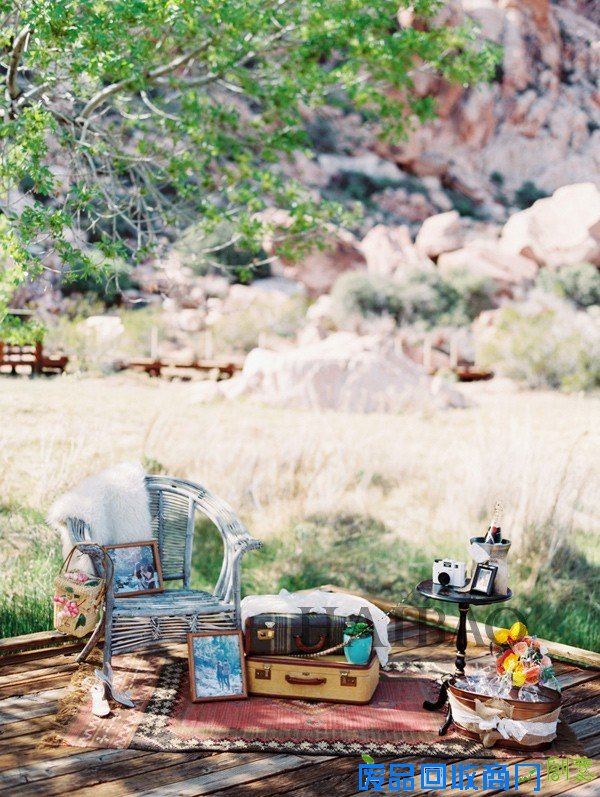 沙漠中的波西米亚风婚礼