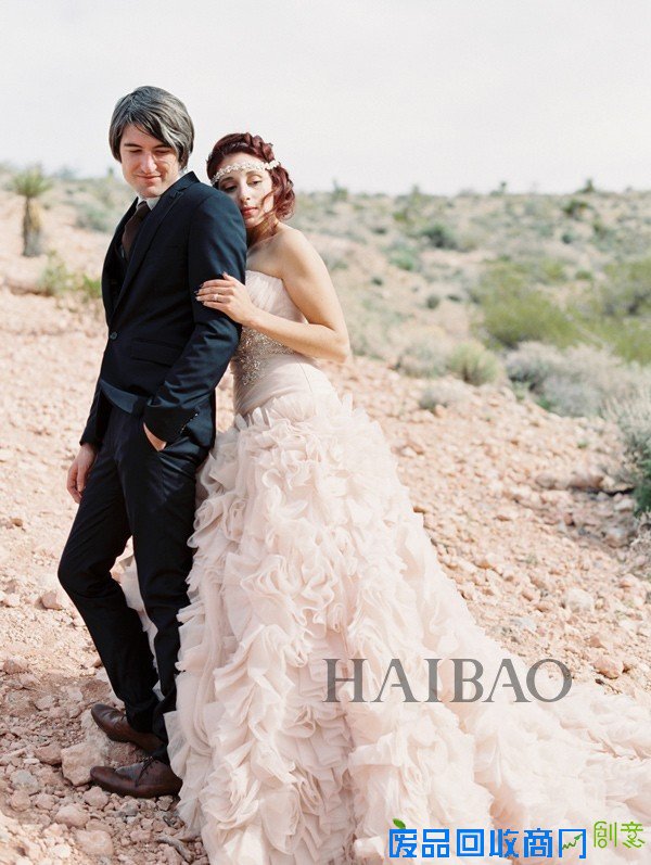 沙漠中的波西米亚风婚礼