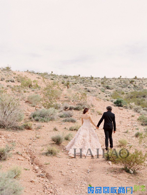 沙漠中的波西米亚风婚礼