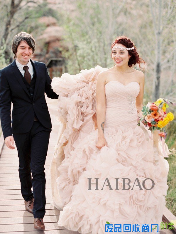 沙漠中的波西米亚风婚礼