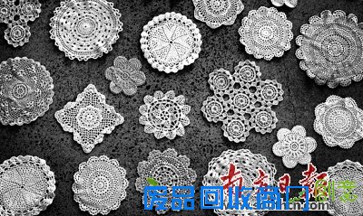 各种编织手法都呈现不同的美感。