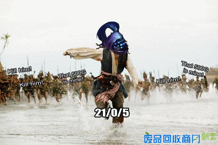 国外LOL搞笑图片第二波：瞎子买手表就是任性