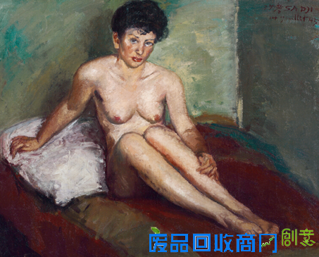 沙耆 《比利时女肖像》