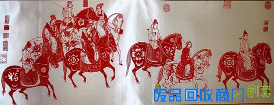 冀州宫廷剪纸。资料图片