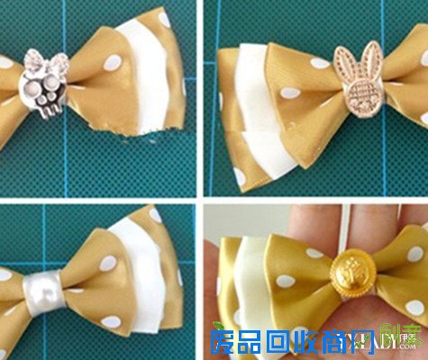 【图】DIY发饰教程 7步搞定可爱蝴蝶结！
