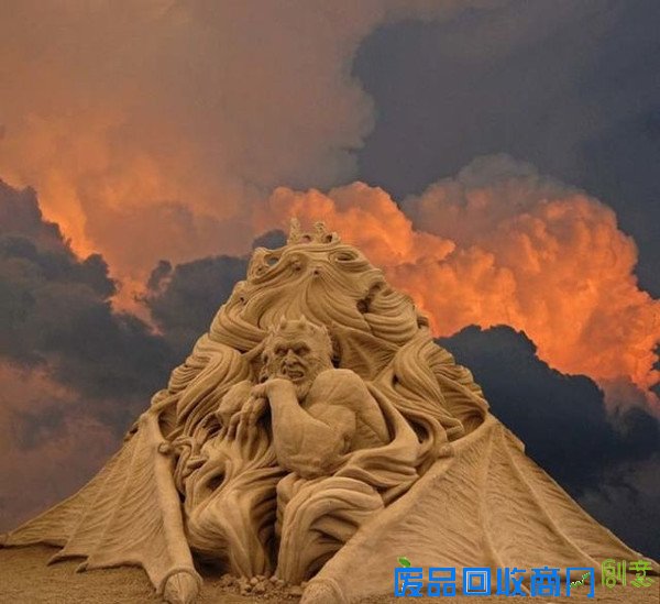 精细的沙雕制作过程，美术功底和雕刻功底超强悍！