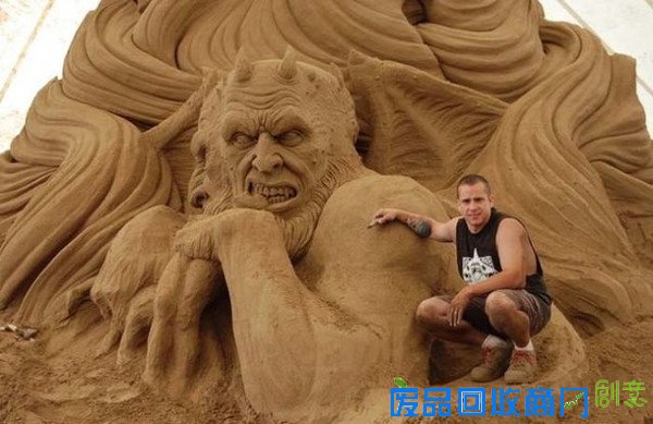 精细的沙雕制作过程，美术功底和雕刻功底超强悍！