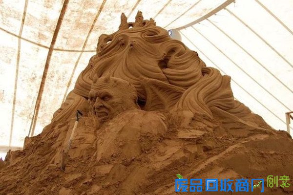 精细的沙雕制作过程，美术功底和雕刻功底超强悍！