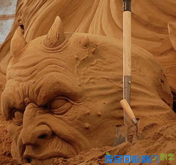 精细的沙雕制作过程，美术功底和雕刻功底超强悍！